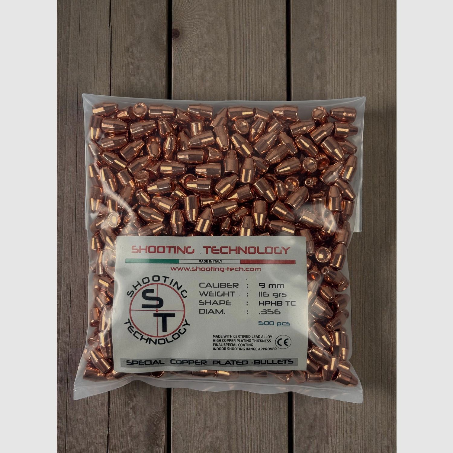 Shooting Tech Bullets HPHB TC .356 116grs