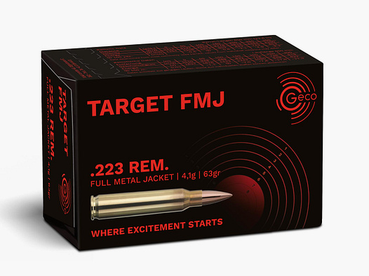 Geco .223Rem Target 4,1g - 63gr. 50er Pck.