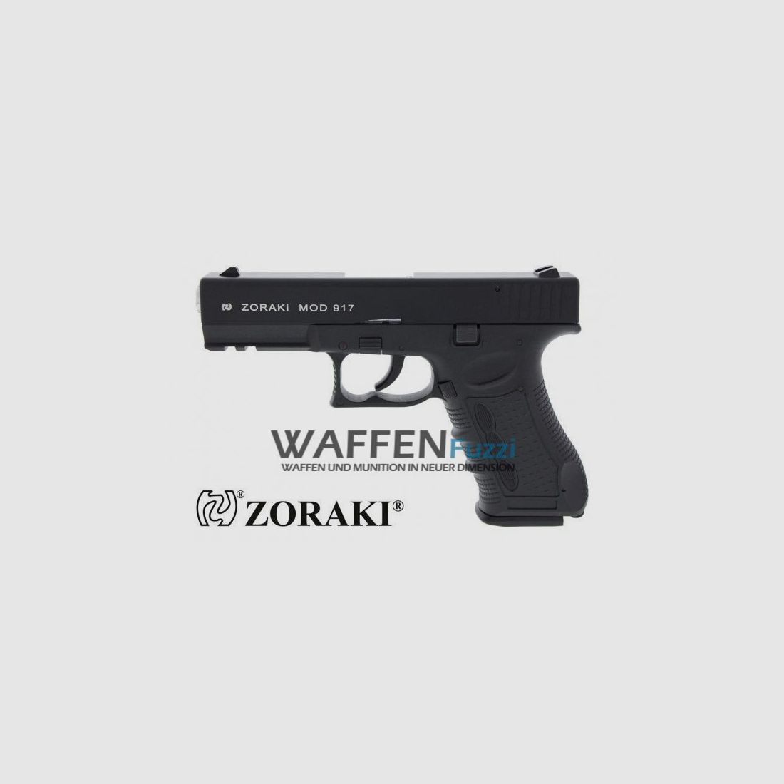 Zoraki 917 Sonderedition - Schreckschusswaffe 9mm Schwarz/Chrom