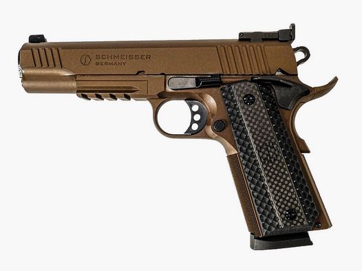 Schmeisser Pistool Schmeisser 1911 Hugo 9mm Luger - 5 inch - brons