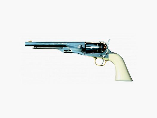 PIETTA 44 1860 ARMY REPLICA WHITE STEEL IVORY GRIP
