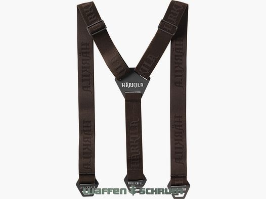 Härkila suspenders Tech Shadow brown/Red