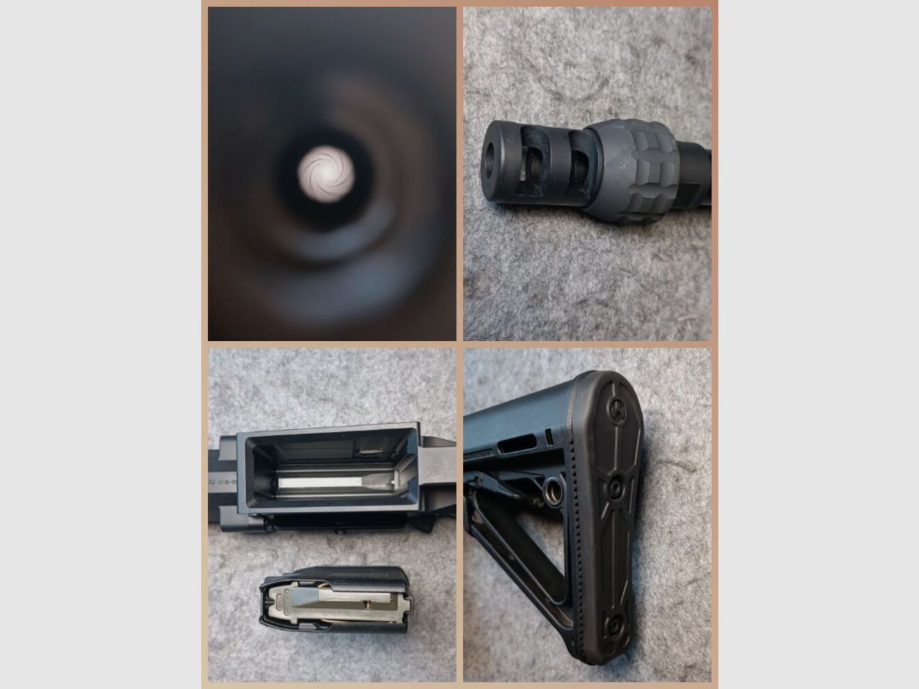 DAR Alemania DAR 10 con 18" M-Lok -Magpul ASE UTRA Gatillo Triggertech!
