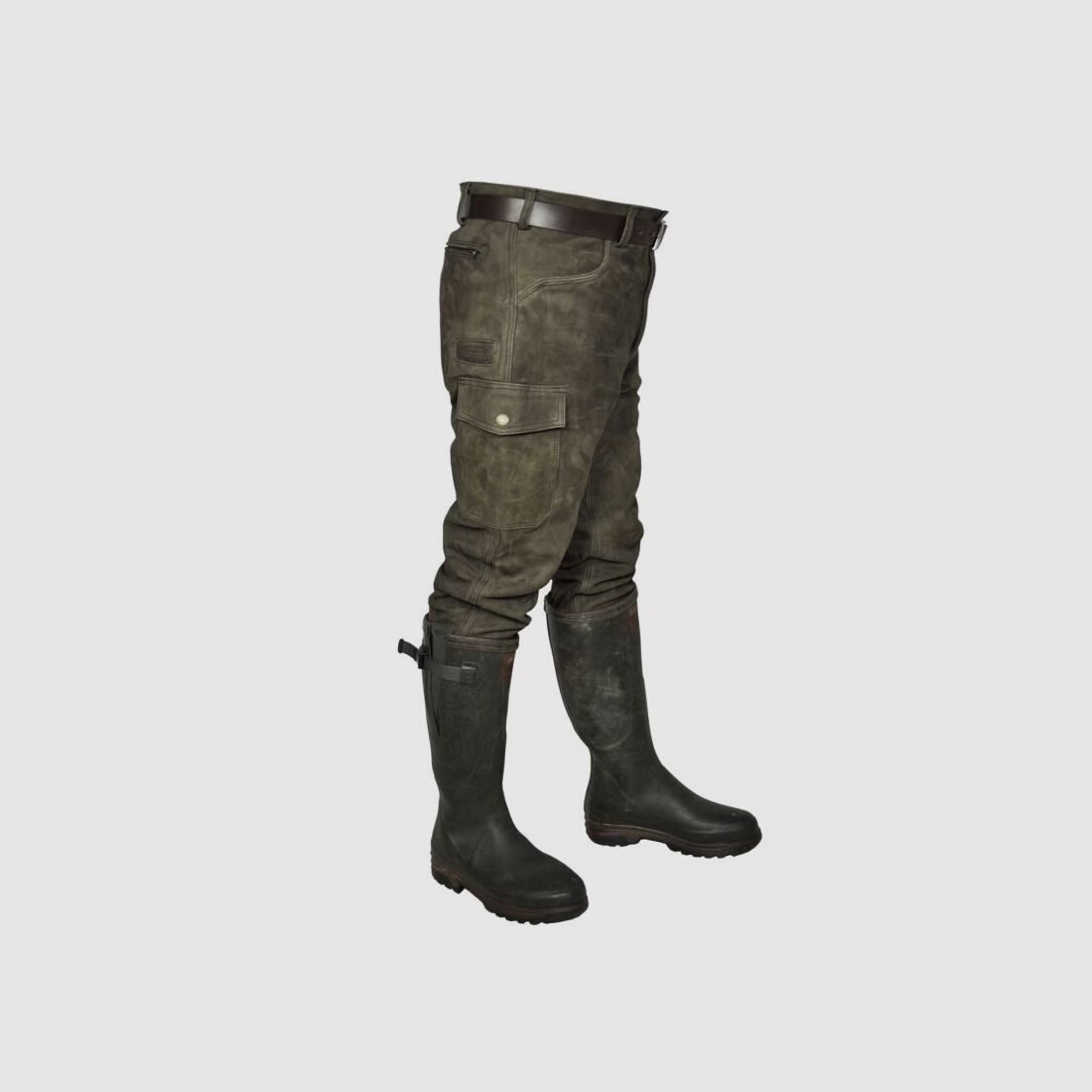 Hubertus Stiefellederhose 30