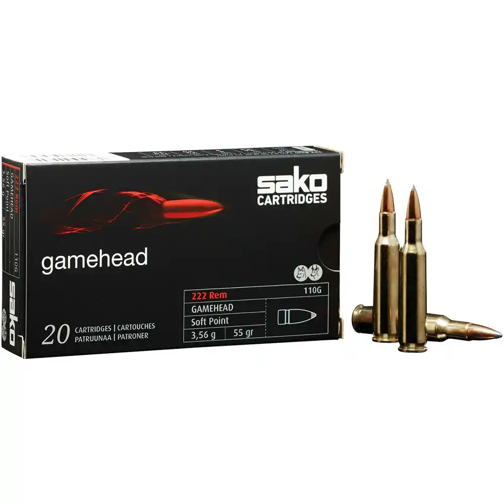 SAKO .222 Rem Gamehead SP 3.56g/55gr