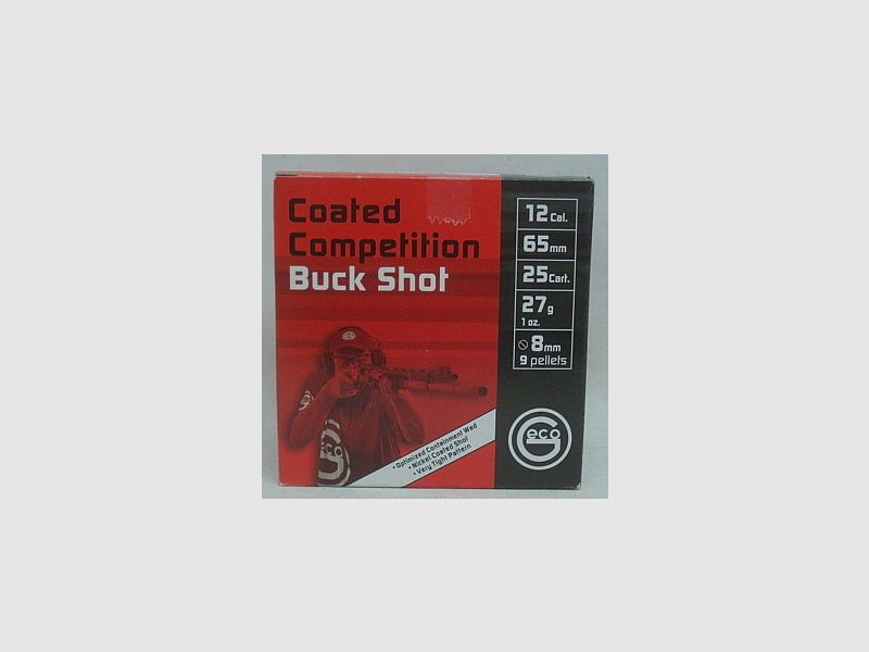 Competition 12/65 8mm batch/ - BUCK SHOT 27g (a25) 9P