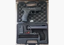 Pistola a salve PPQ con silenziatore