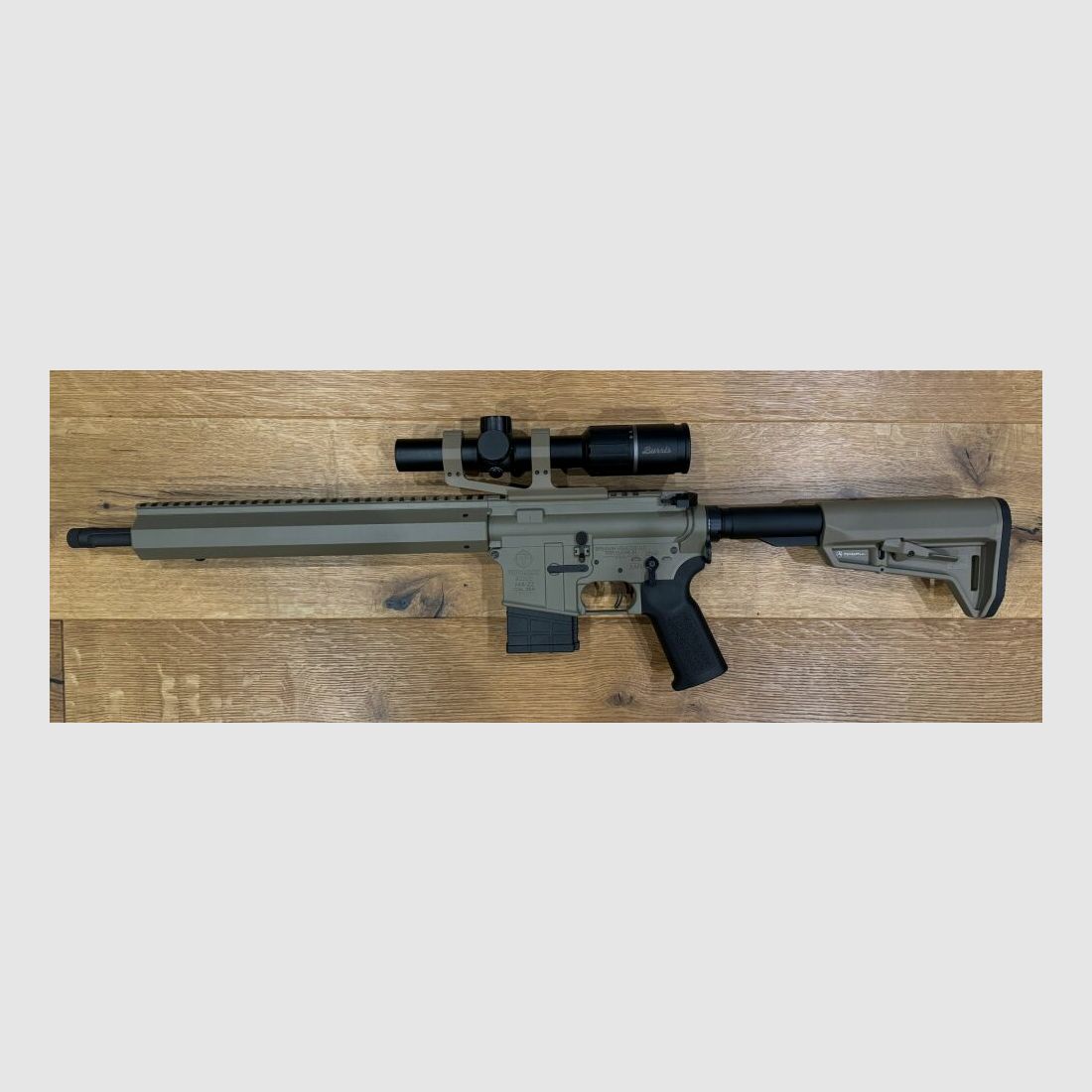 Tippmann M4-22 Elite GS Eagle FDE mit Burris ZF + Montage + Magpul Schaft