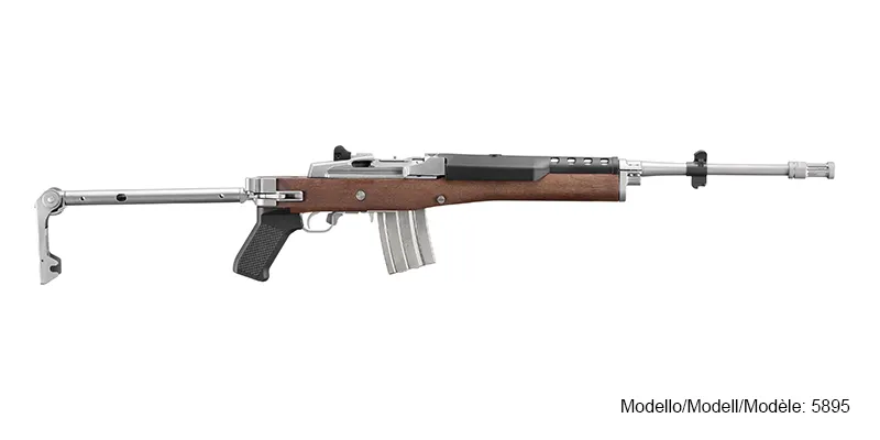 Ruger Mini-14 Ranch Tactical .223 Acier Mat