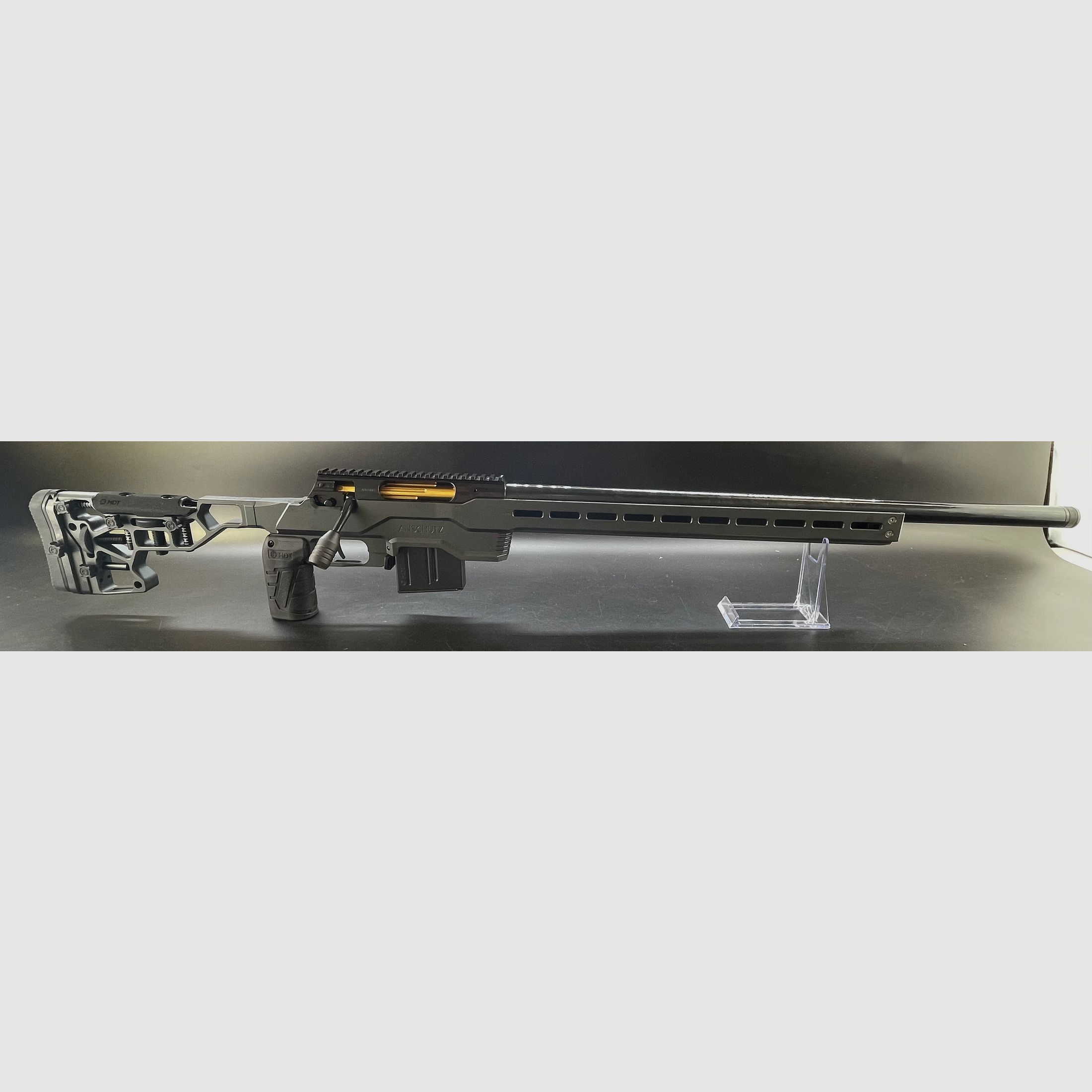 J.G. Anschütz 1782 D APR Grey 6,5 Creedmoor Gold "TIN" im ACC Premier Chassis von MDT M18x1 660 LL