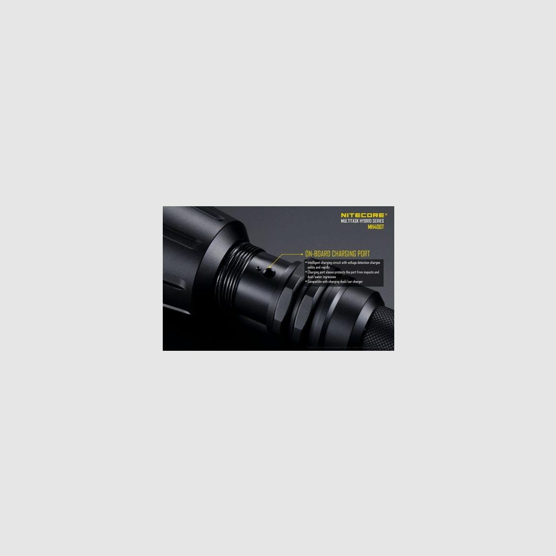 Nitecore MH40GT LED flashlight, 1000 lumens, image 10 of 19