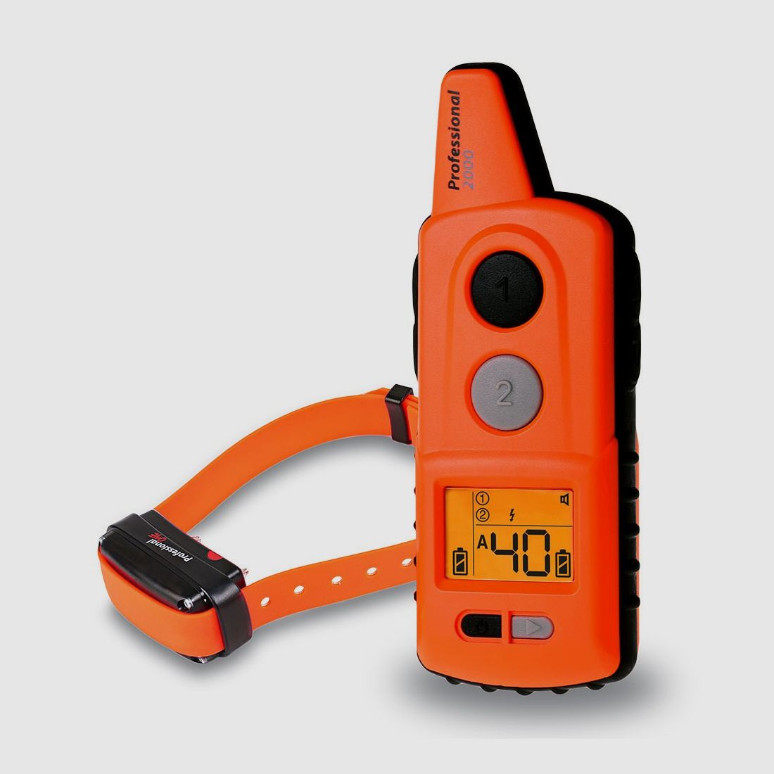 Collier éducatif DOGTRACE PROFESSIONAL 2000 ONE+ orange