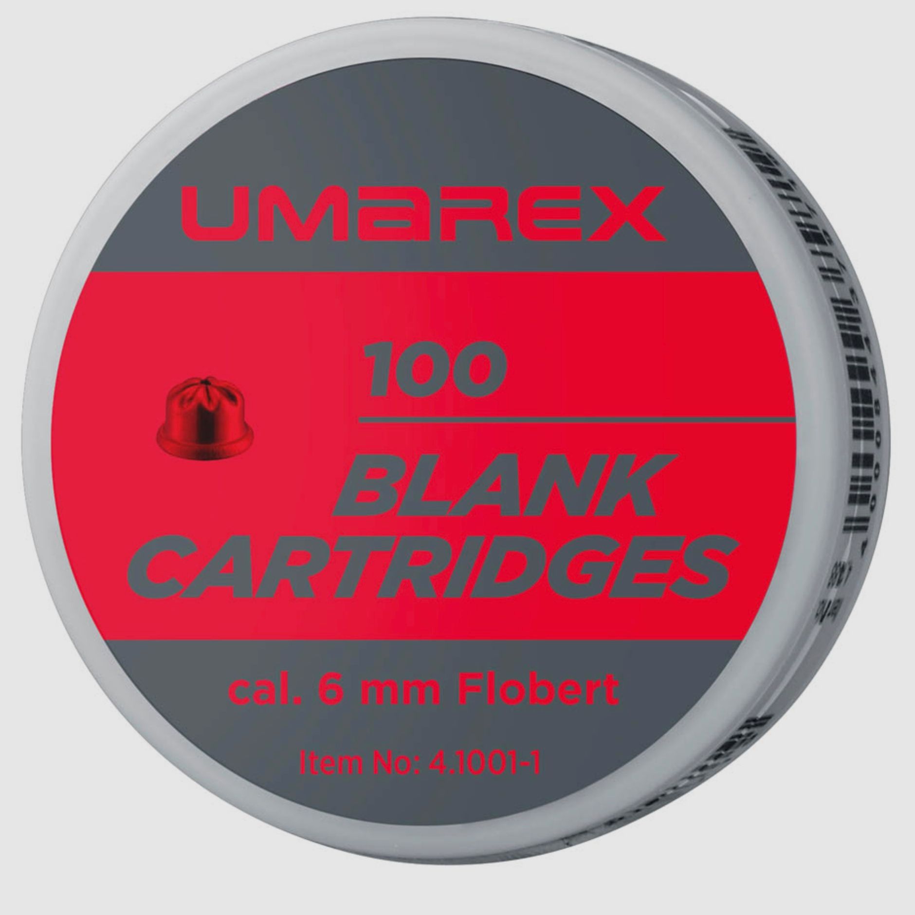 Umarex 4.1001-1 6 mm Flobert Knallpatronen 100 Stück für Schreckschusswaffen Pyro