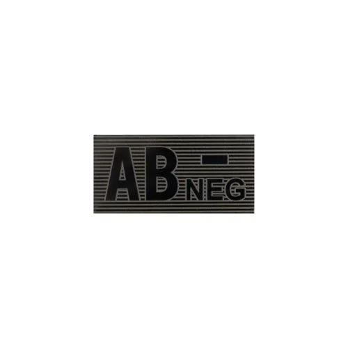 AB Rh- blood type patch – Black/Boreal Green – (one size), image 2 of 2