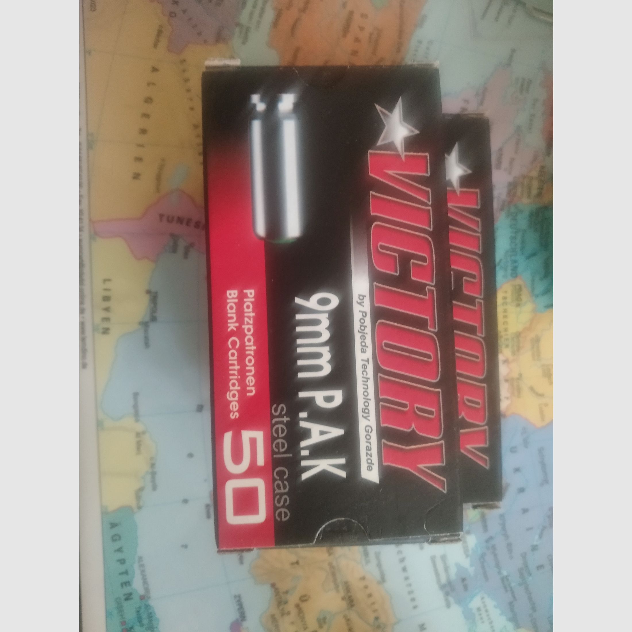 100 Platzpatronen von Victory ( Umarex) neu! 9mm pak