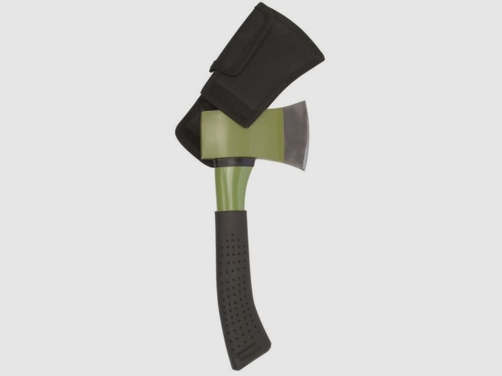 MIL-TEC Vollstahlaxt mit Kopftasche