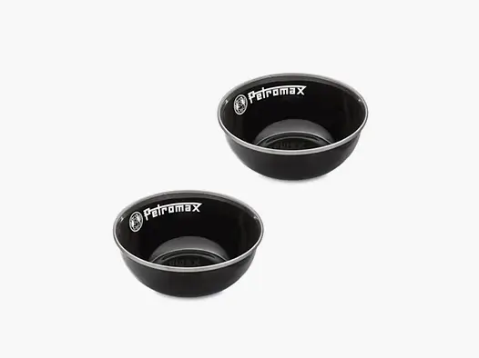 Petromax Petromax Emaille Schalen 500 ml 2er Set - Schwarz