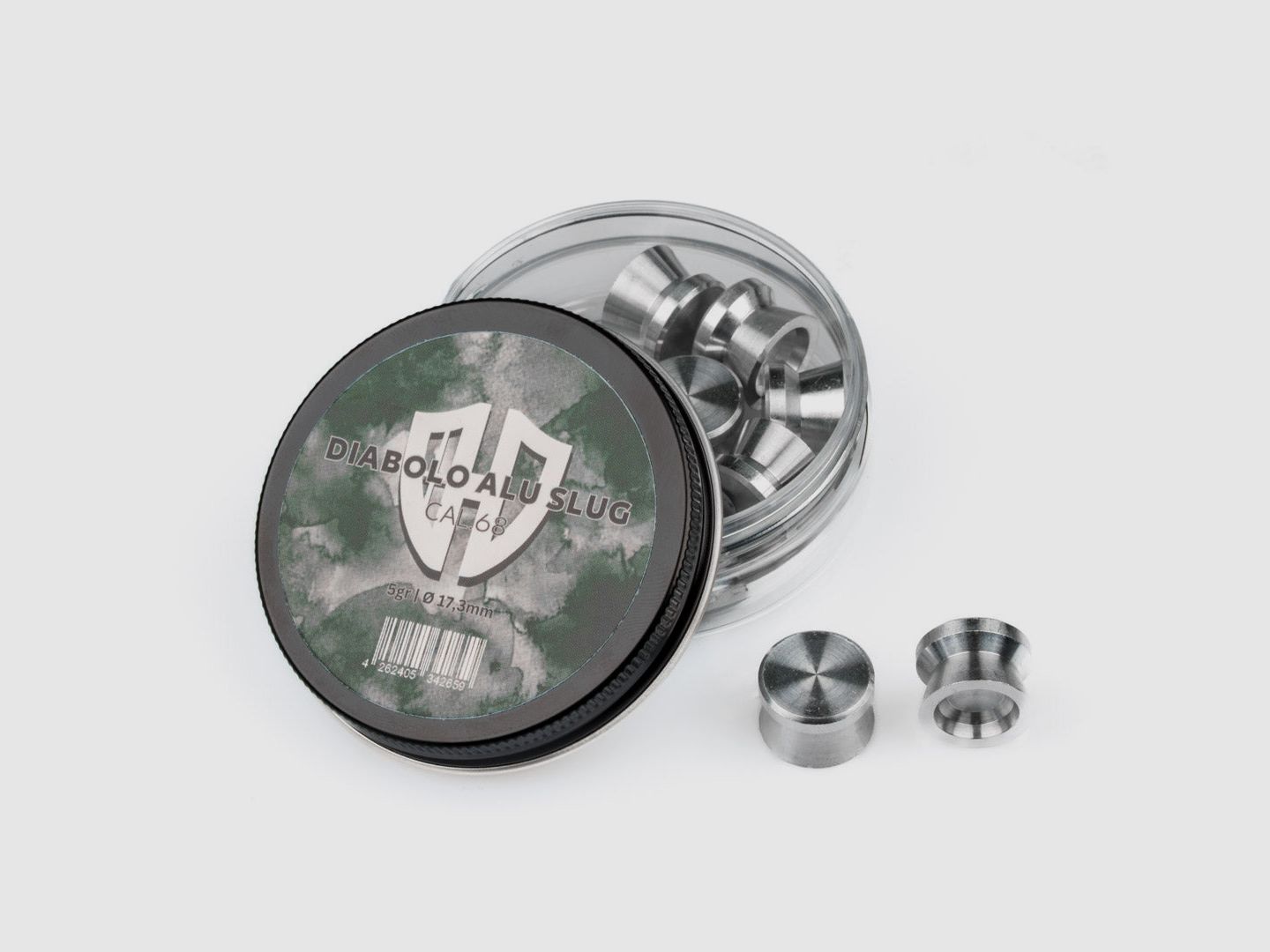 10x DIABOLO ALU SLUG | 5gr | 17,3mm | ZEUS 68 | T4E HDS68 | HDR68