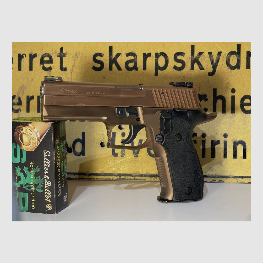 SIG Sauer P226 LDC II (Single piece - TiCN-MP coating copper!)