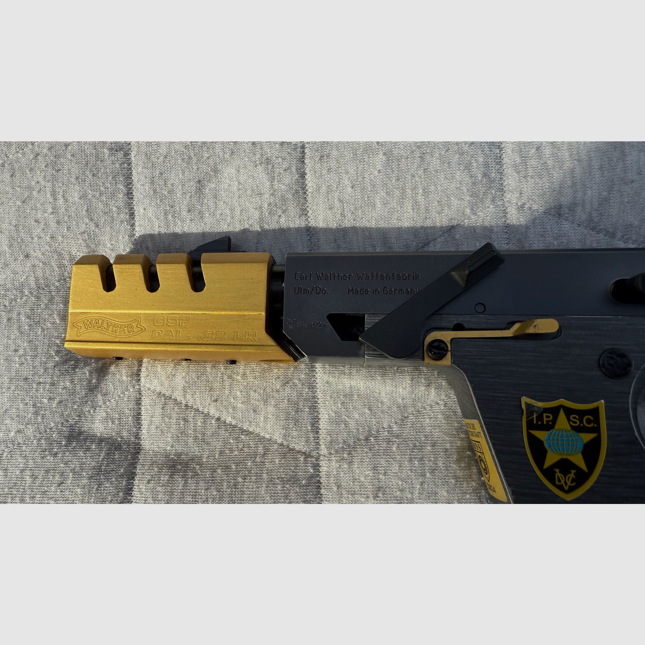 Walther GSP Expert .22lr very good condition, a lot of accessories Unique appearance with stock