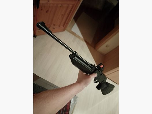 Crosmann Pumpmaster 760 rifle de aire 4,5mm .177 Diabolos o balines de acero Set 2 magazines Opcional con o sin scope 4x28 Nikko + cubiertas o Red DOT con adaptador