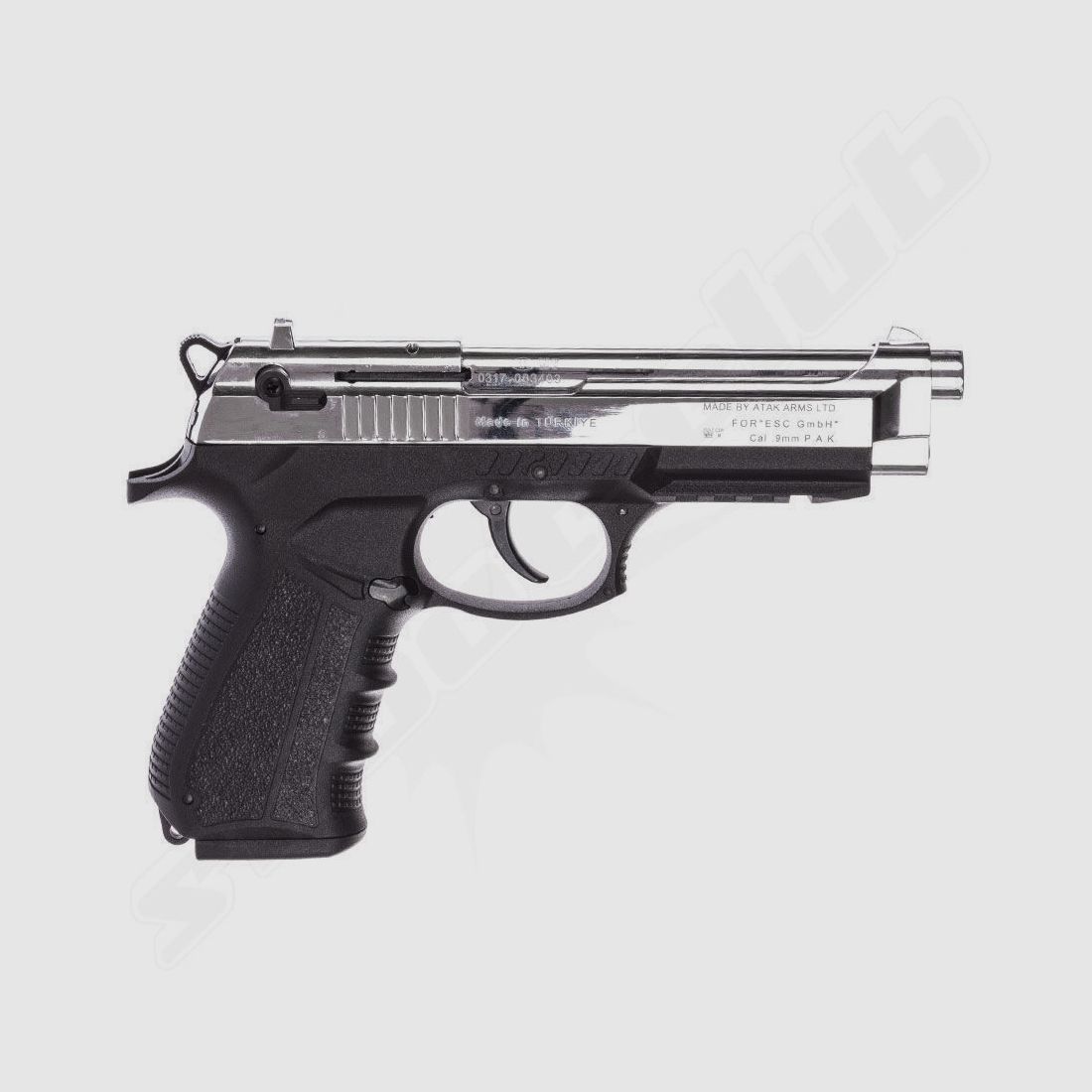 Zoraki 918-P Chrom Schreckschusspistole 9 mm P.A.K. - Sonderedition