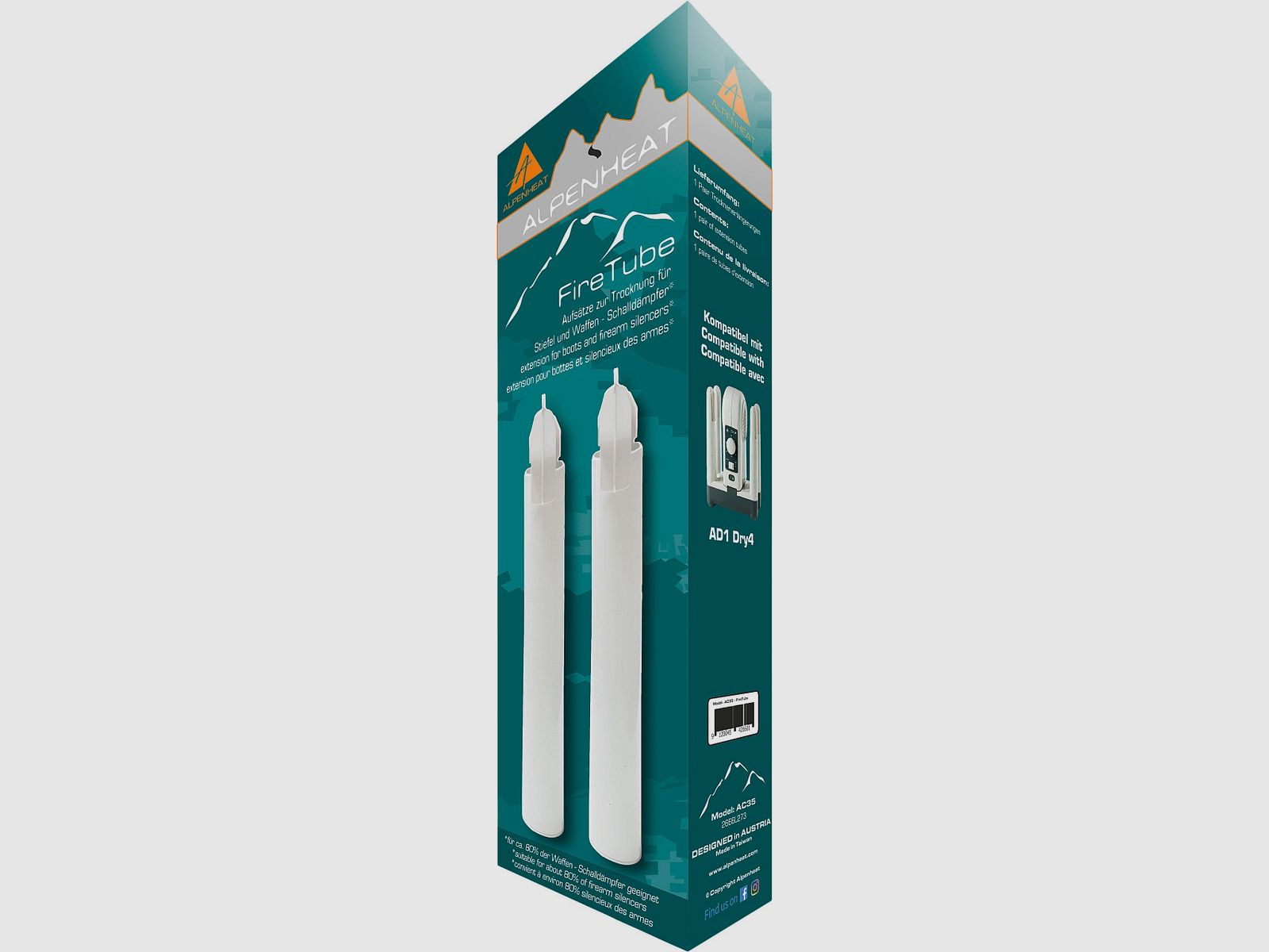 Alpenheat dryer extensions FireTube