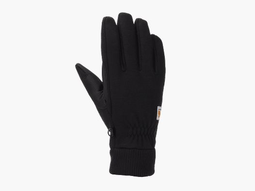 Carhartt Wind Fighter™ Thermal-Lined Fleece Touch-Sensitive Knit Cuff Glove Men Black 2XL