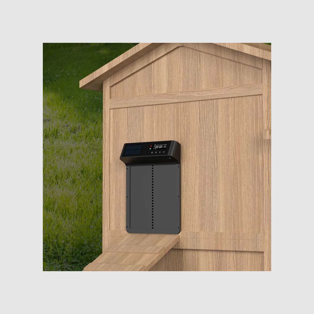 Solarbetriebener automatischer Türöffner mit Fernbedienung und Smartphone-App, Bild 7 von 27
