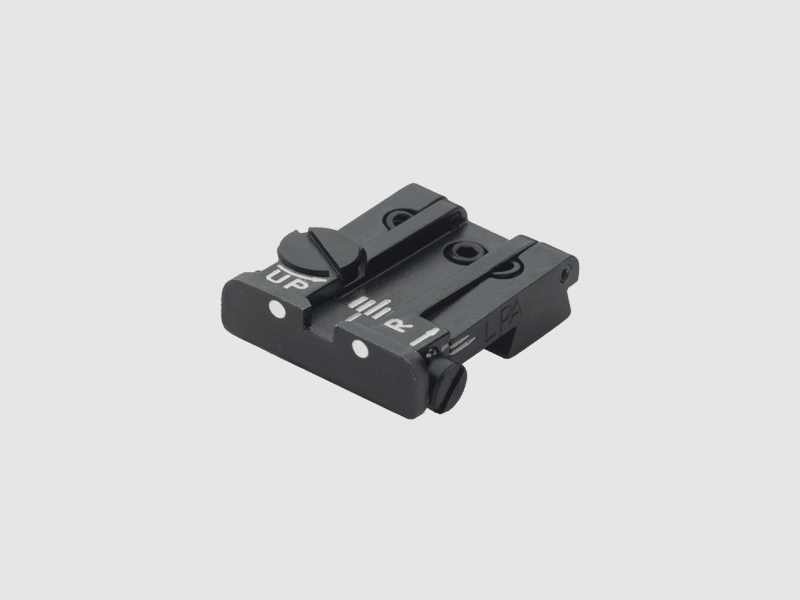 LPA Mikrometer-Visier TPU für Colt Government M1911A1, 2-Punkte ohne Korn