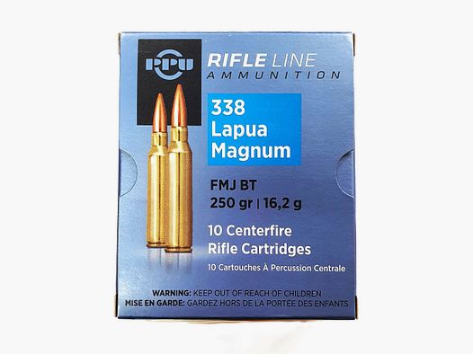 PPU First Partizan .338 Lapua Magnum FMJ BT