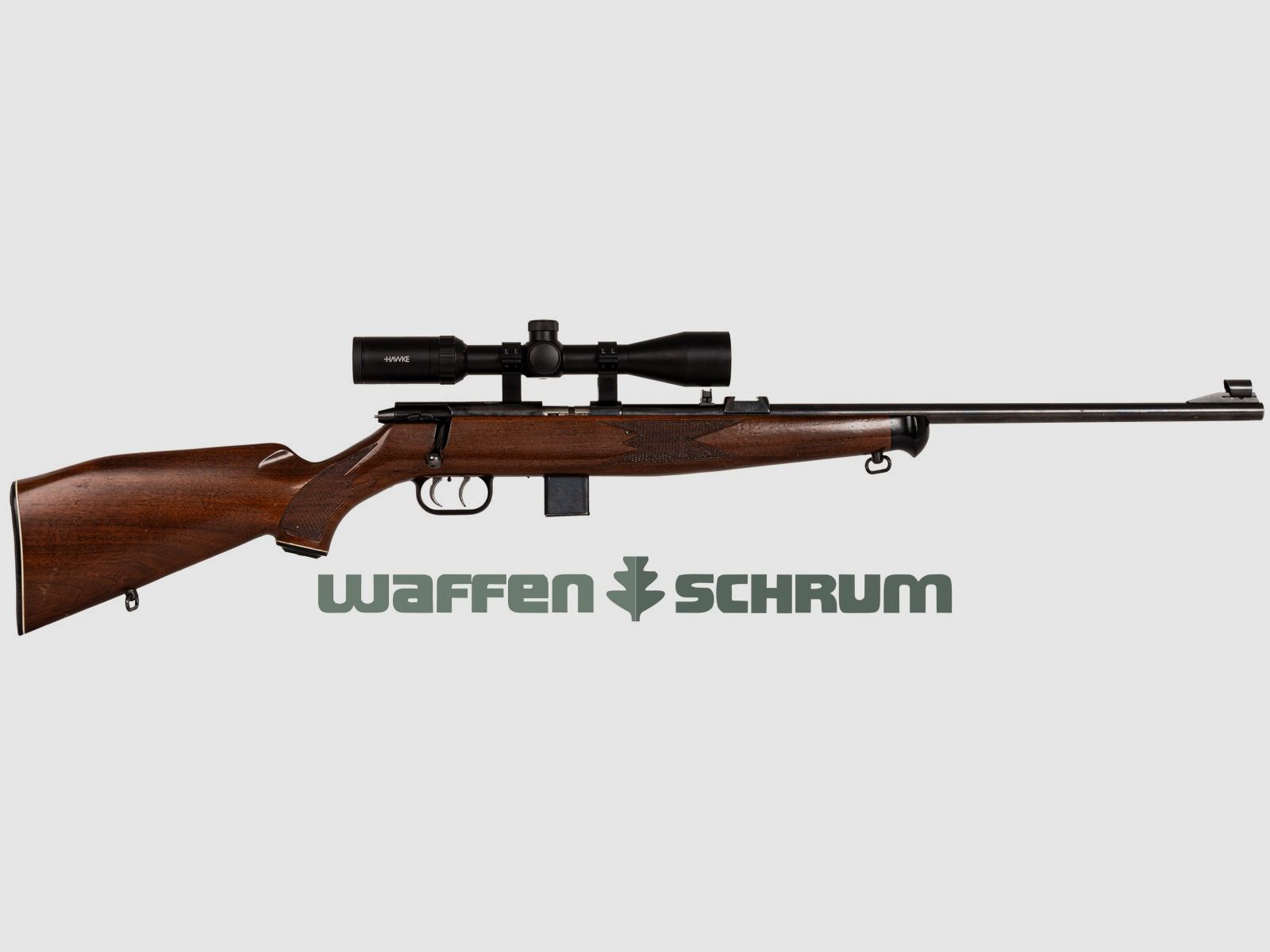 Krico ohne , .22WinMag , ZF Hawke Vantage IR 3-9x40 Abs. L4A Dot mit 1'' Mittelrohr , mit Stecher, LL: 56cm