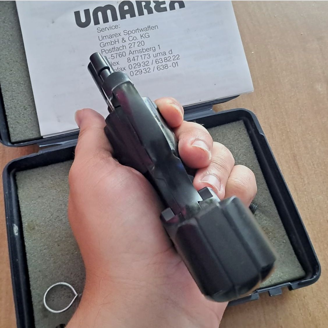 Rare Reck Chief Special in caliber 9 mm R. Blank firing