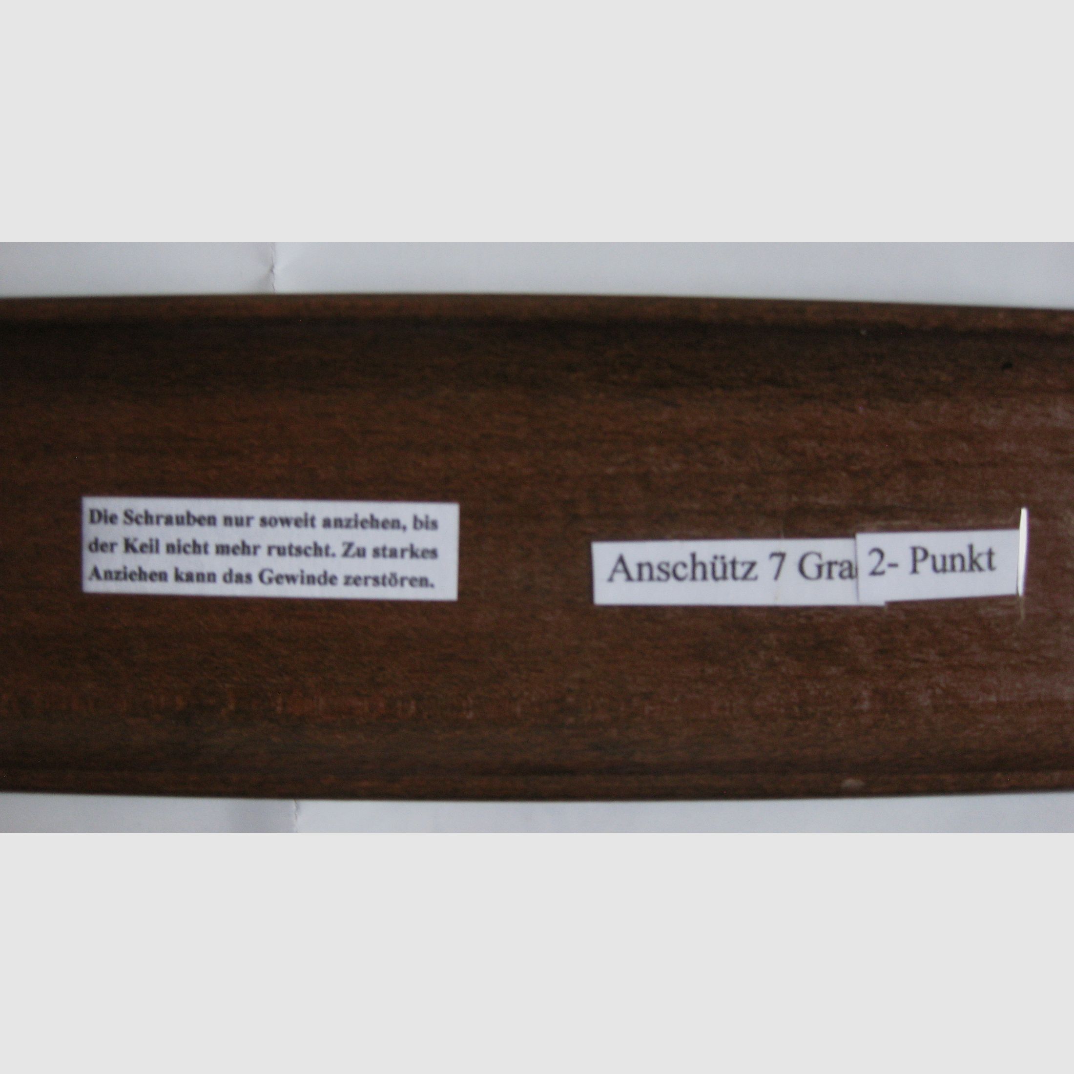  cale de support 7 degrés pour FWB, Anschütz, Walther, etc. 2 points