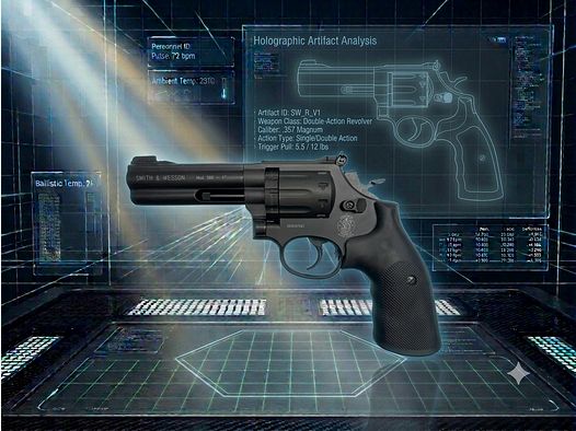 Revolver Co2 Smith & Wesson - 4 pouces brunis 4,5 mm Diabolo
