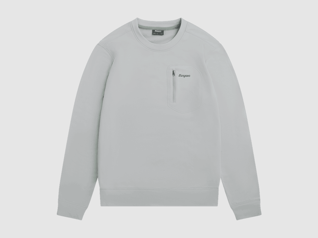 Bergans Midtli Midlayer Sweatshirt Heren Dried Sage M