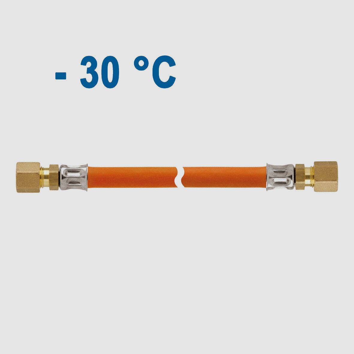 Mitteldruck-Schlauchleitung MS 10 bar, 400 mm, G 1/4 LH-ÜM x RST 8, Bild 8 von 9