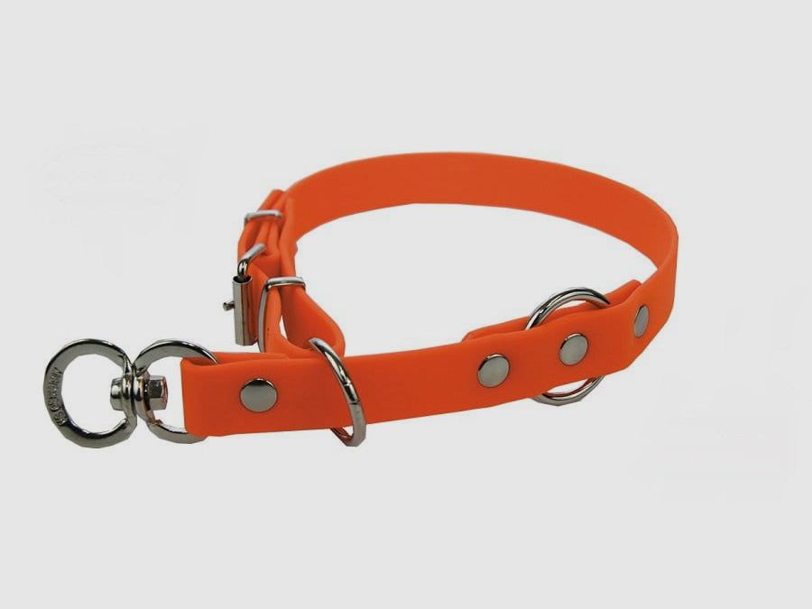 Collare AKAH BioThane® rosso segnale