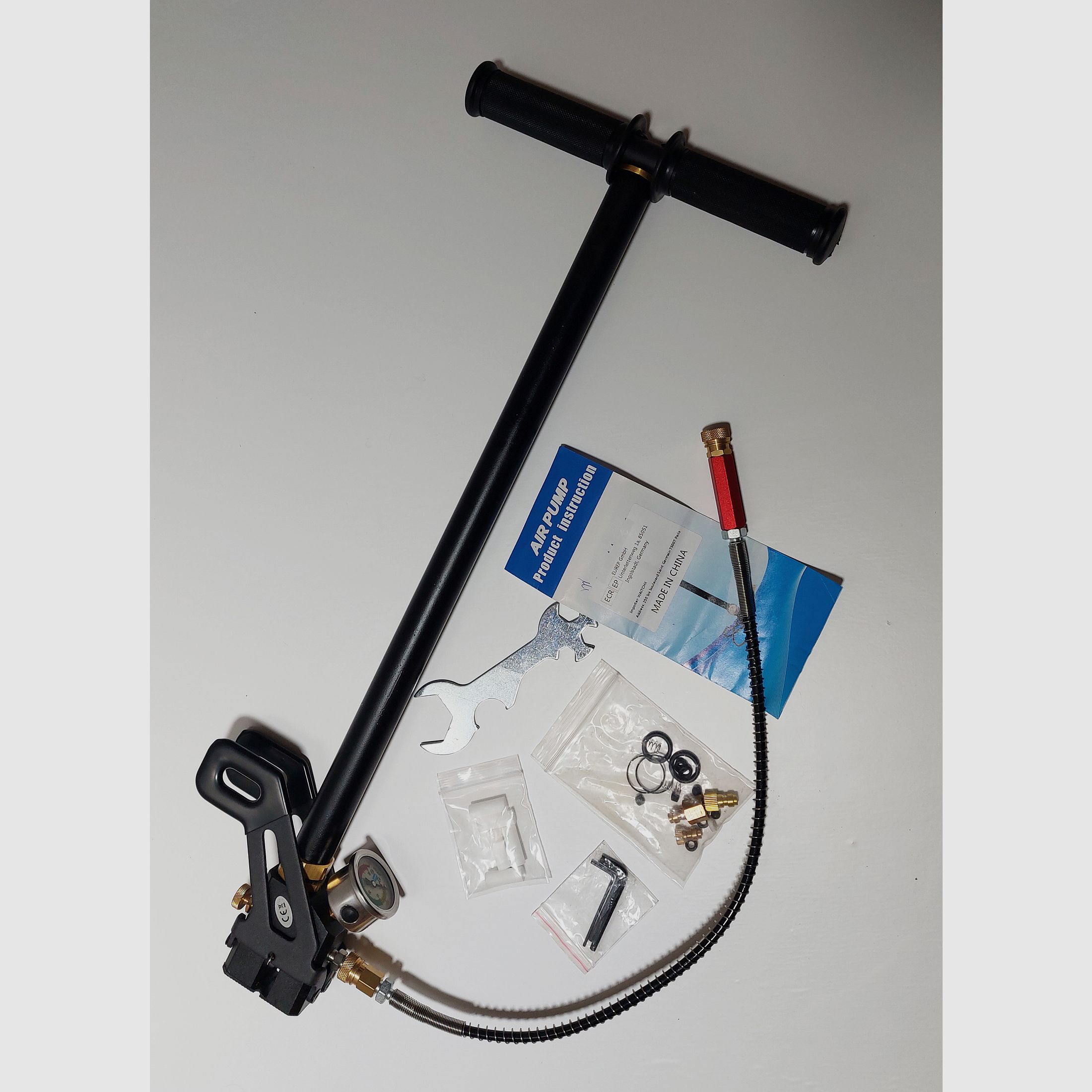 Universalpumpe / Handpumpe für PCP Druckluftwaffe bis 4500 PSI