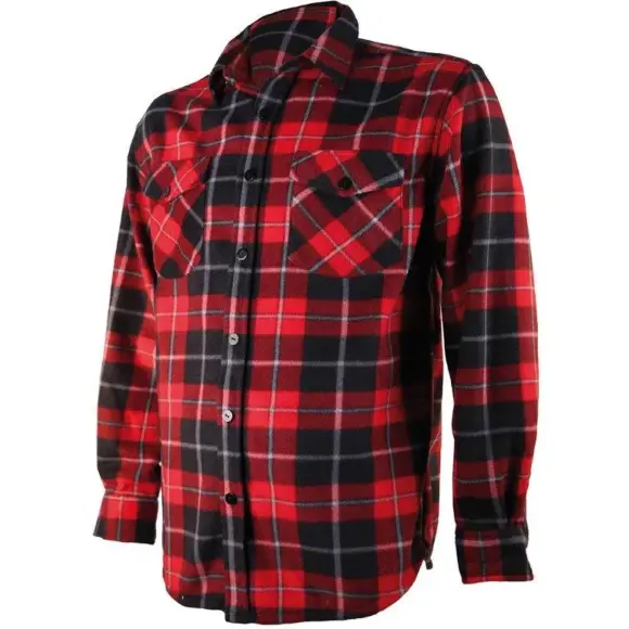 Camicia in Pile a Quadri Treeland Rossa