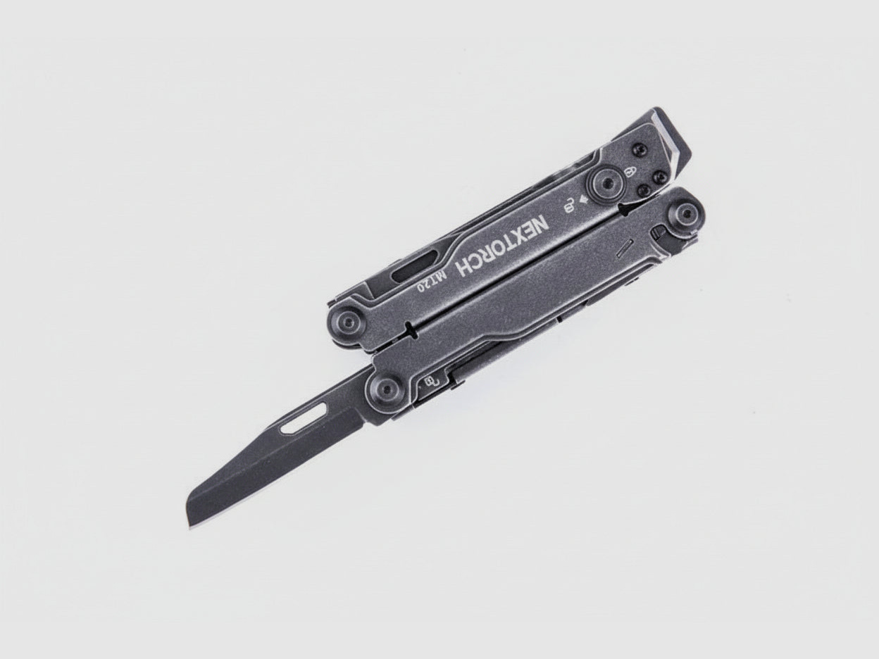 NEXTORCH PIONEER MT20 – Multitool 14-en-1 avec ciseaux de secours et coupe-menottes en plastique