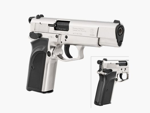 Browning GPDA 9 Schreckschusspistole 9mm PAK vernickelt 