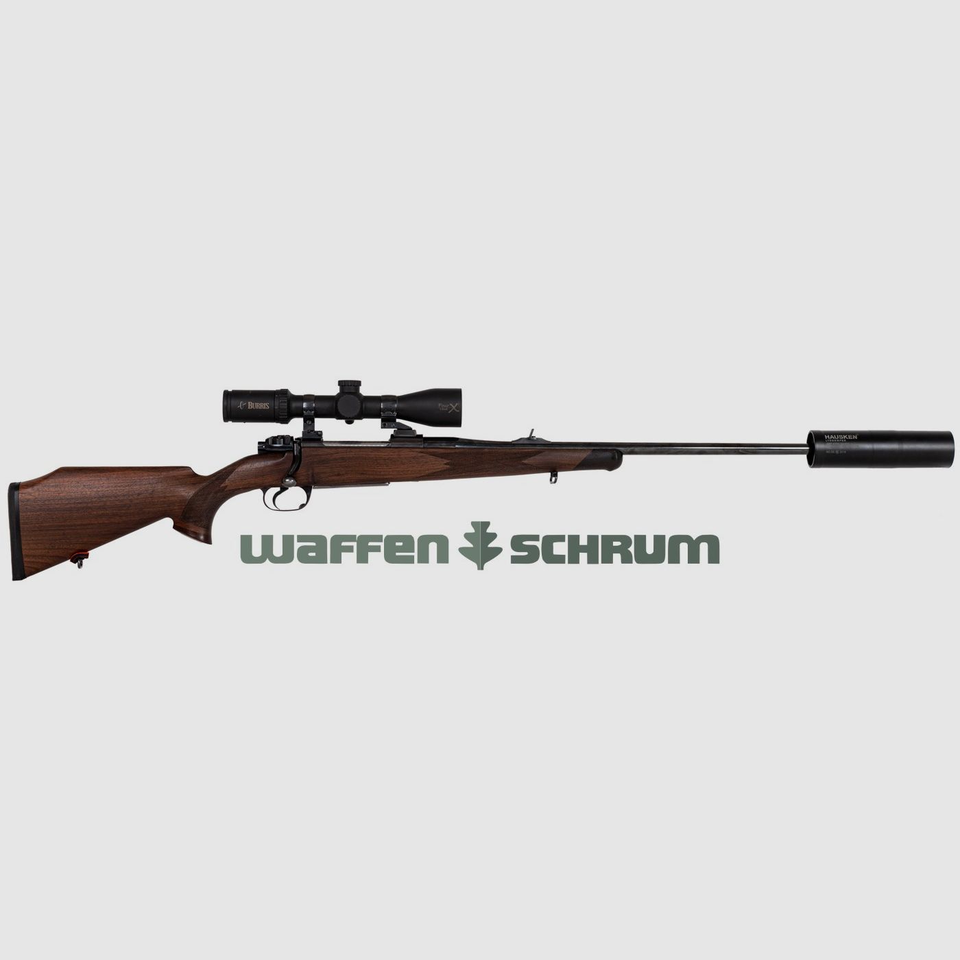 Heym LUX .30-06Spring, ZF Burris Four X 1.5-6x42 Abs.4LP, zwendelmontage, 2e magazijn LL: 60cm, Gew.14x1, SD Hausken JD184XTRM MK II