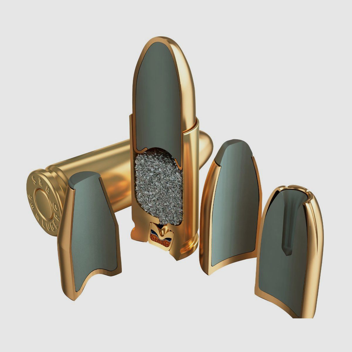 9x19 Sellier & Bellot JHP 124gr/8g (V312182), image 3 of 3