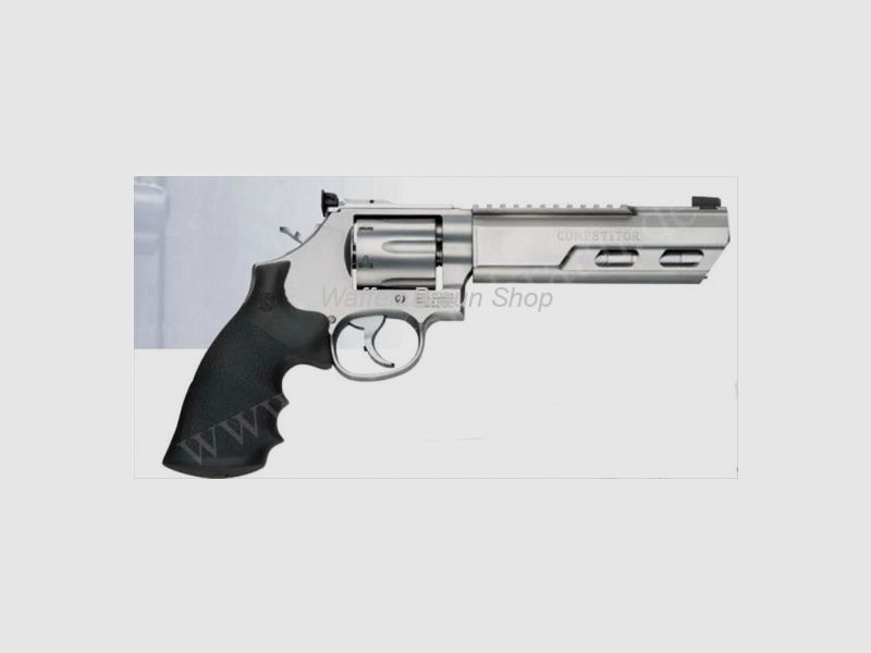 S&W Rev. Mod. 686 "Competitor", 6", cal. .357 Mag., stainless/matt, Performance Center Modell