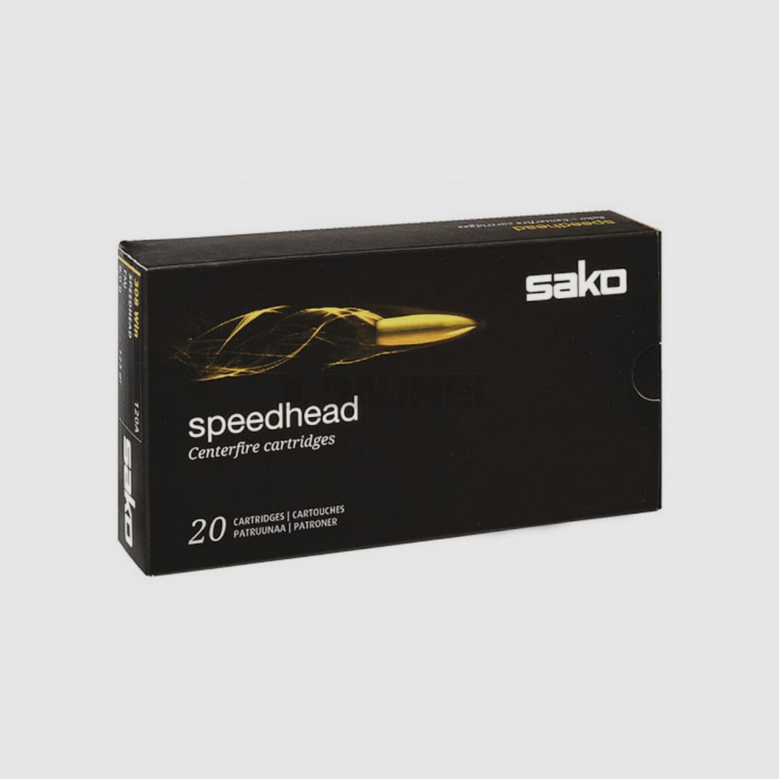 BOITE DE 50 CARTOUCHES SAKO CAL.7,62X53 REM RANGE SPEEDHEAD FMJ 123 GRS
