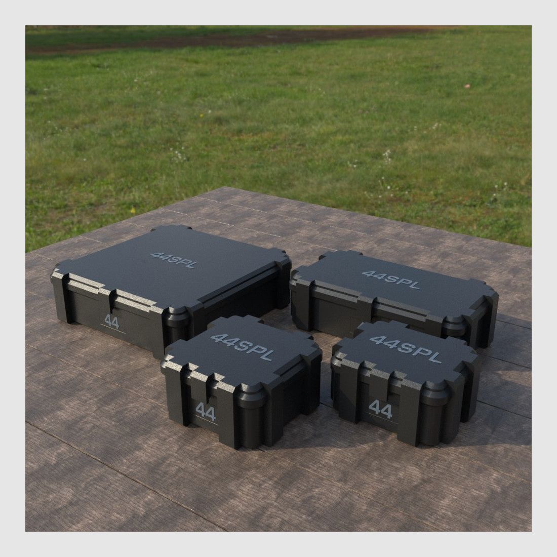 Filamelt Munitionsbox / Ammo Box .44 Special – Patronenbox ‘Klappdeckel’ – 20 / 25 / 50 / 100 Runden