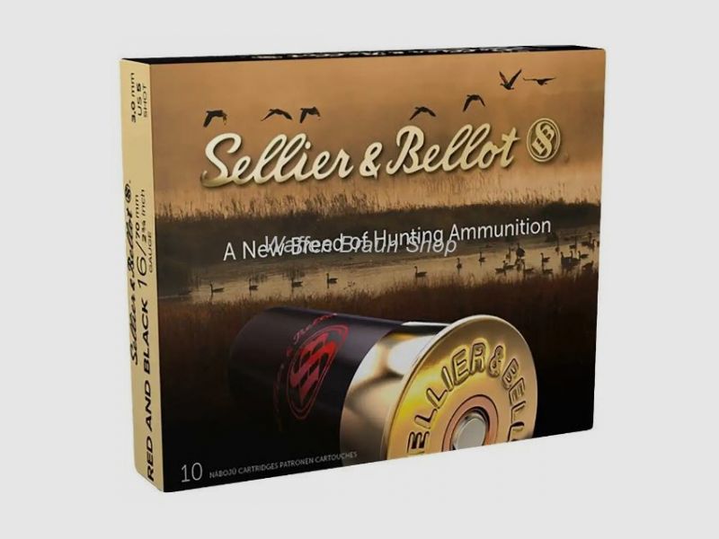 Sellier & Bellot, 16/70, Rot/Schwarz 16/70 3,00mm 10 Stück