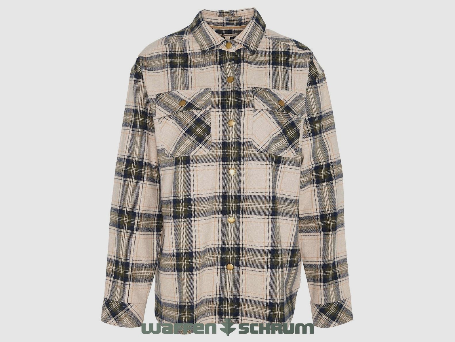 Barbour Bluse Highfield Sand dune check