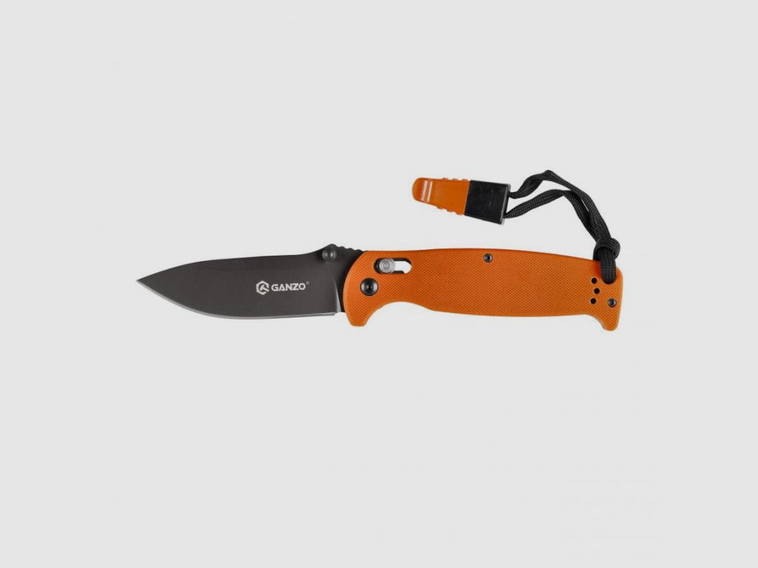 Ganzo G7413-OR-WS vouwmes met fluitje, afbeelding 1 van 4